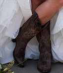 Girl and her boots